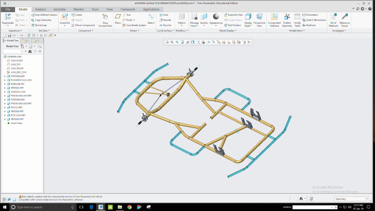 Go-Kart Chassis Design